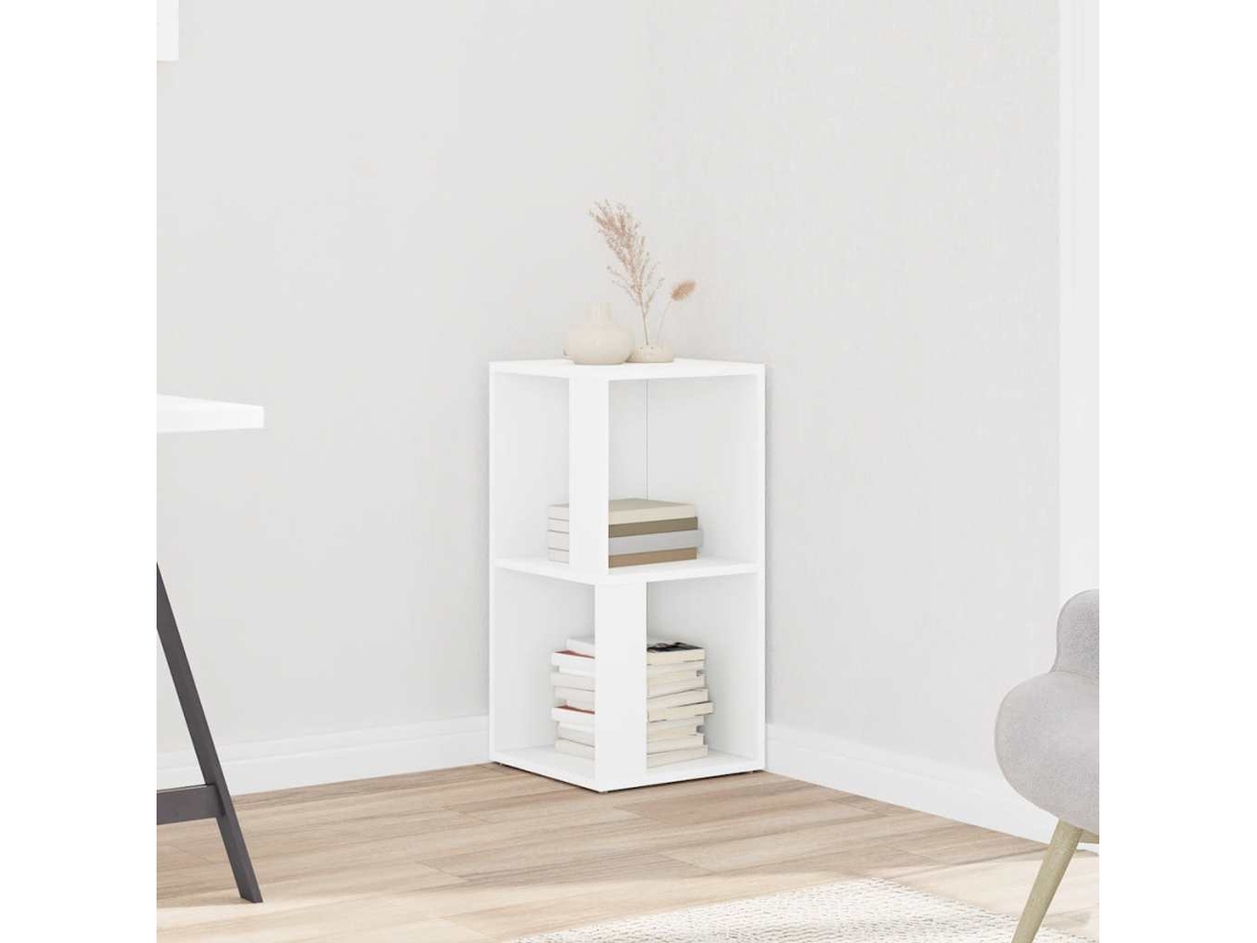Vidaxl Armário De Canto 33x33x67 Cm Derivados De Madeira Branco