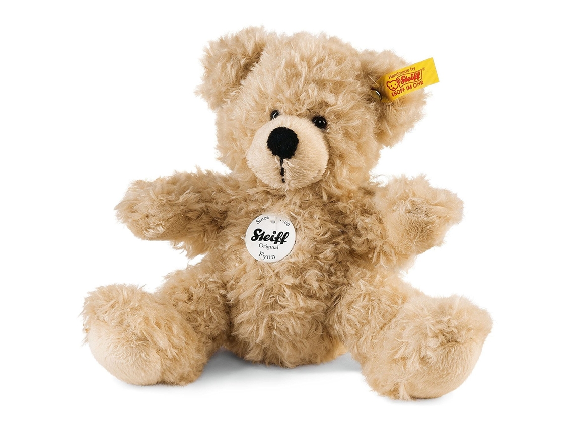 Urso De Pelúcia Steiff Fynn Bege 18 Cm Ideal Para Crianças