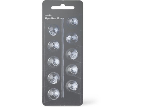 BERNAFON Openbass Dome Minifit 12Mm 10 Unidades Fone de Ouvido Dica