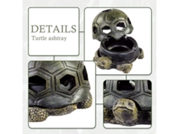 Cinzeiro Decorativo Para Cigarros, Cinzeiros De Tartaruga Resistentes Com Tampa Para Decoração De Pátios E Escritórios Domésticos, Cinzeiro De Tartaru