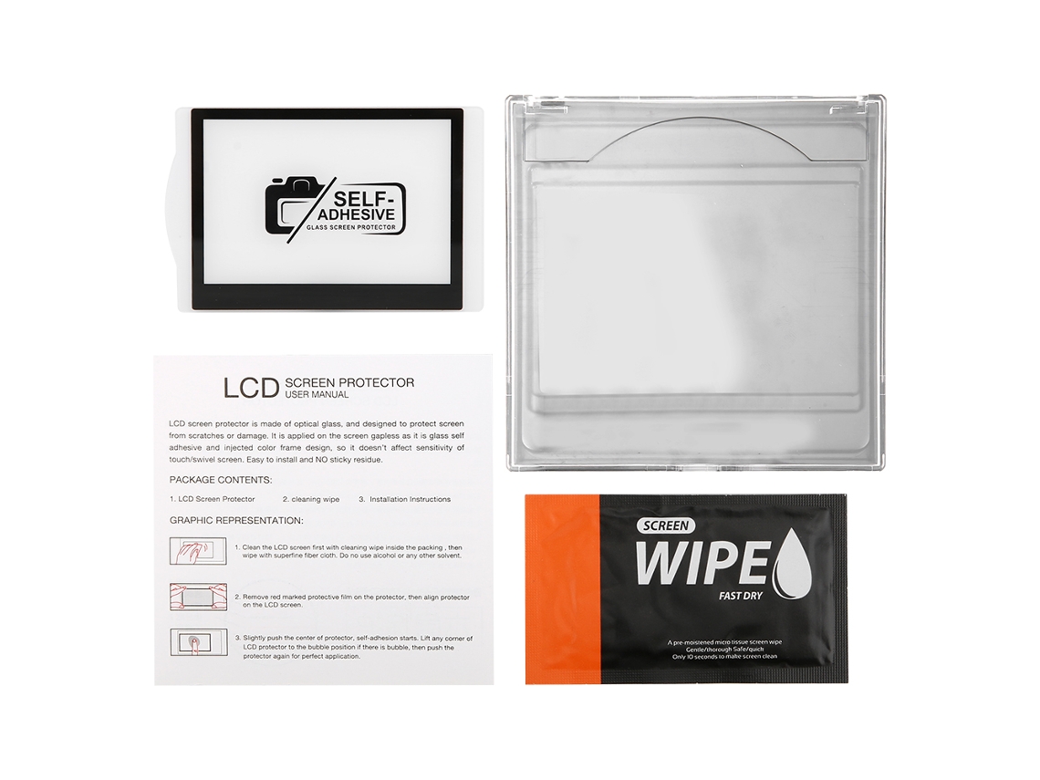 Lcd Screen Protector Cover Antiaging Dustproof Camera Screen Cover For Eosr6 LAXISCREED