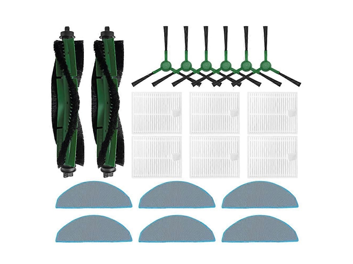 Conjunto De 20 Escovas Laterais Principais Com Filtro Hepa Para Aspirador De Pó Combo Essential / Essential Y0112._ptg