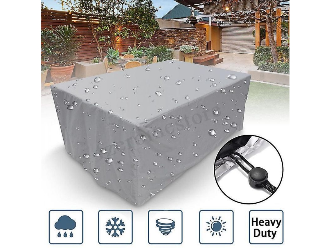 Fundas Impermeables para Muebles de Jardín, Resistentes a Lluvia y Nieve, 75 Tallas 120x60x90cm S/MARCA