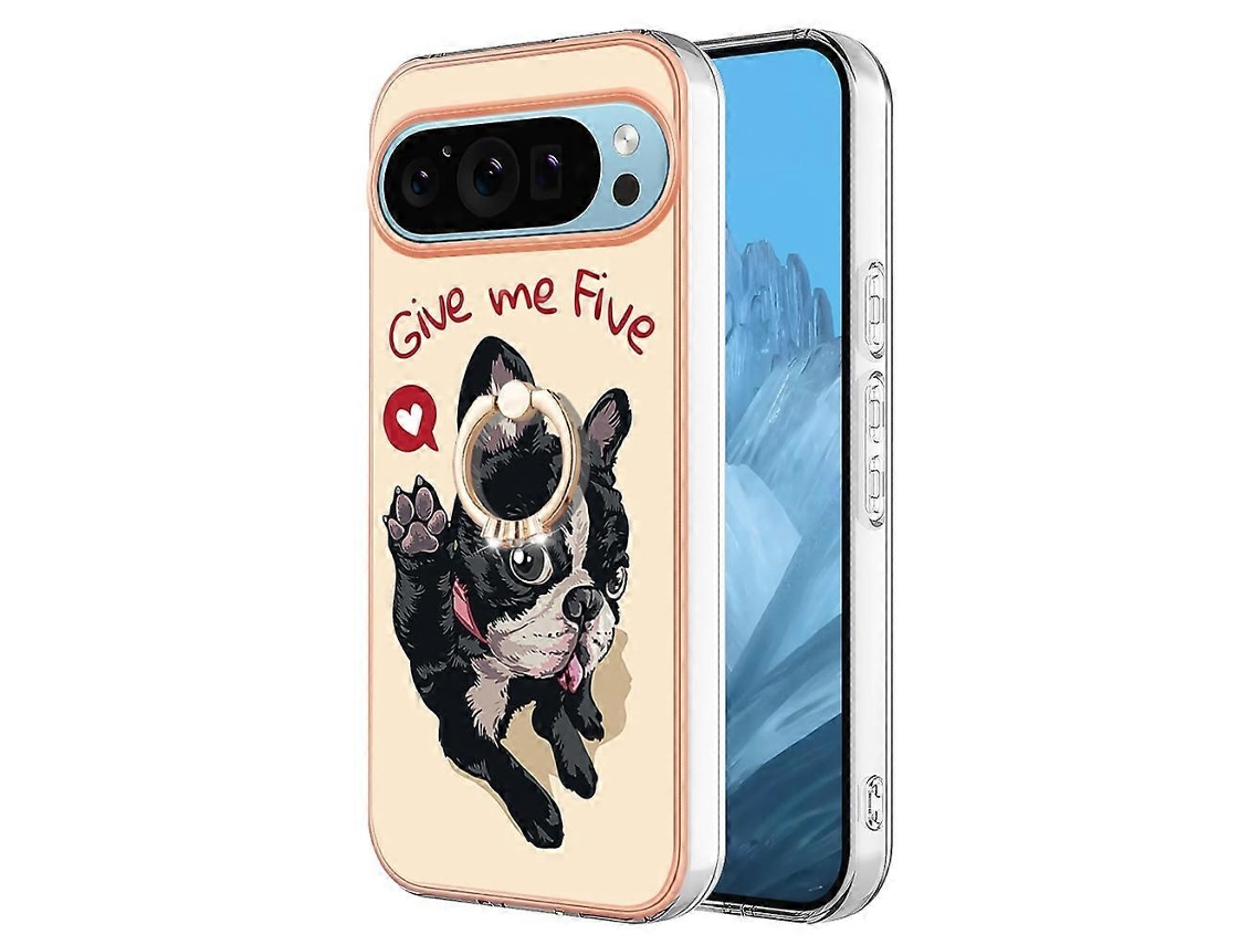 Capa De Celular Imd Dupla Face Galvanizada Com Suporte De Anel