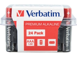 Pilha VERBATIM Bateria Descartável Aaa 49504 Alcalino