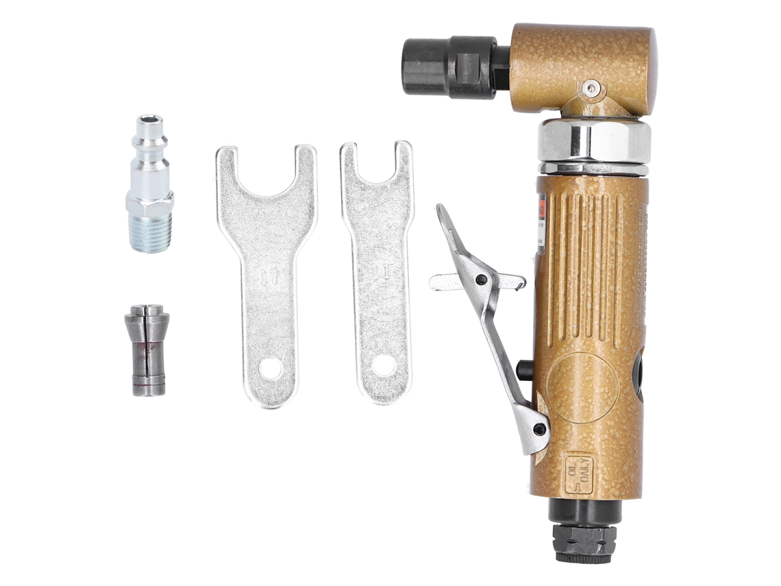 Ferramenta De Lixamento Pneumática De Esquina Direita Air Die Grinder 1/4 Polegada 20000rpm Conjunto De Ferramentas Com Plugue Us