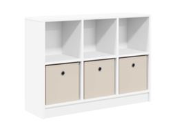 Conjunto 1 Unidade De Armazenamento Buffet Vidaxl Branco Derivados De Madeira (88,5 X 27,5 X 63,5 Cm)