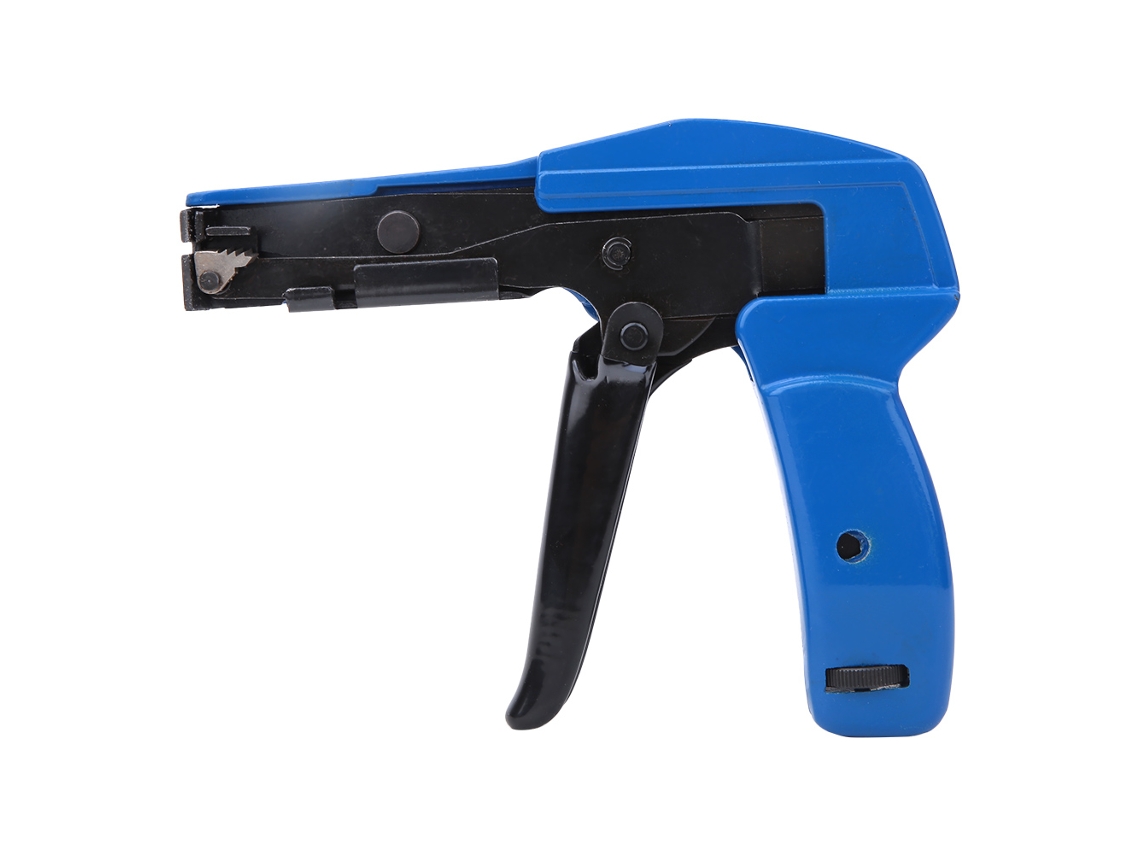 Pistola de fita para cabos de nylon HS-600A, ferramenta para tensionamento e corte de cabos de 2,4 a 4,8 mm.