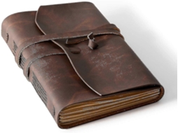 Caderno De Couro - Encadernado Em Para Homens Wellngs-aquaforge