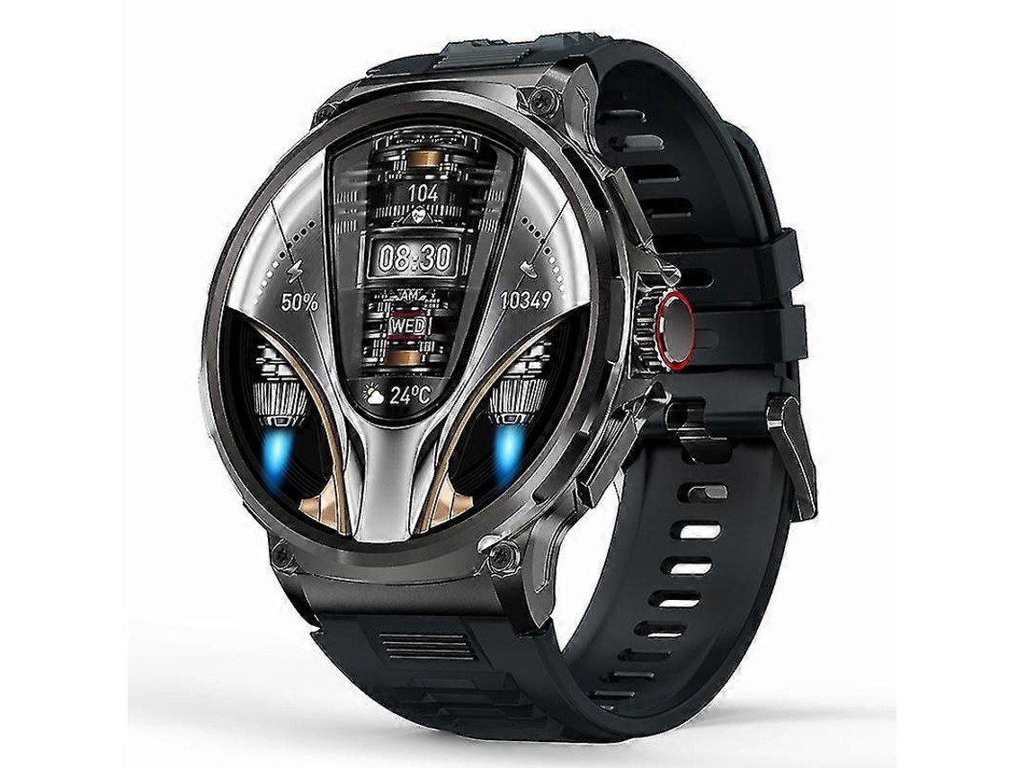 Relógio fitness multiesportivo V69 com tela HD de 1,85 polegadas e monitoramento de frequência cardíaca, à prova d'água IP68 Ly Ebike
