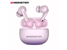 Fones De Ouvido Bluetooth 5.4 (rosa), Com Cancelamento De Ruído, Graves Potentes, Sem Fio E Estojo De Carregamento Incluso.