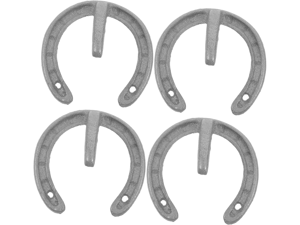 Conjunto De 4 Cabides De Parede Decorativos Em Ferro Fundido Com Ganchos Em Formato De Ferro