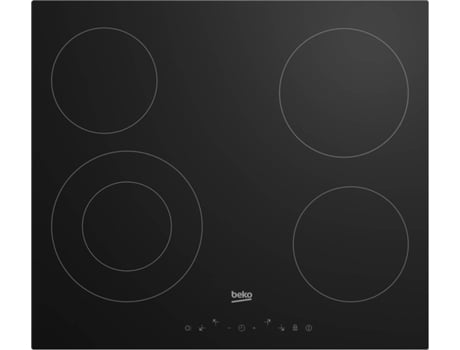 Placa de Vitrocerâmica BEKO HIC64402E (Elétrica - 59 cm - Preto)