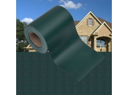 Painel De Privacidade Para Jardim 35x0,19 M Pvc Verde Fosco DKD HOME DECOR