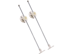 Cabilock 2 Dobradiças De Suporte Tampa Metálicas Para Porta Armário Basculante, Dobradiça Reforçada Com Amortecedor