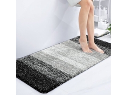 Escolha Sólida - Badmat Antideslizante 60 X 120 Cm - Fio Microfibra - Alto Pólo - Absorvente - Suporte Tpr - Apropriado Para Banho - Tapete De Banho