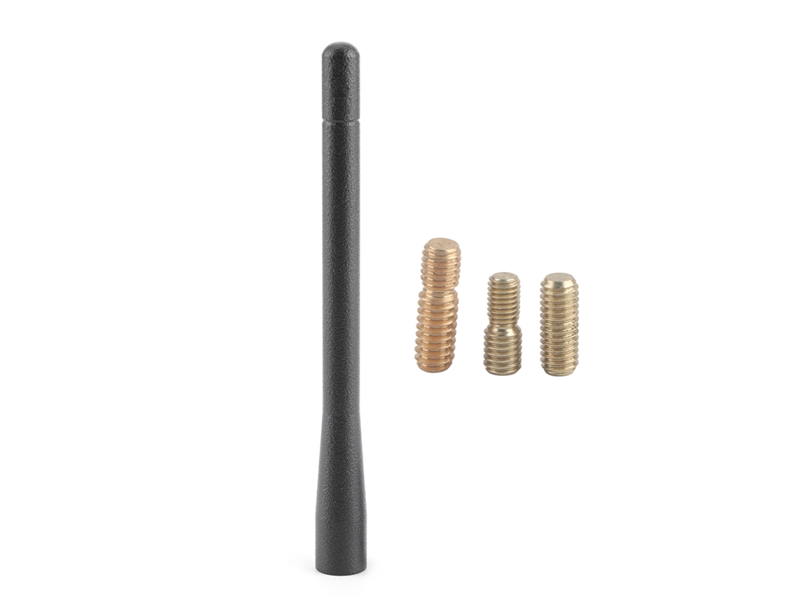 Antena curta universal AM/FM de liga de alumínio de 4,7" compatível com Chevy Silverado 1500 (ano 2007-2019) Slowmoose