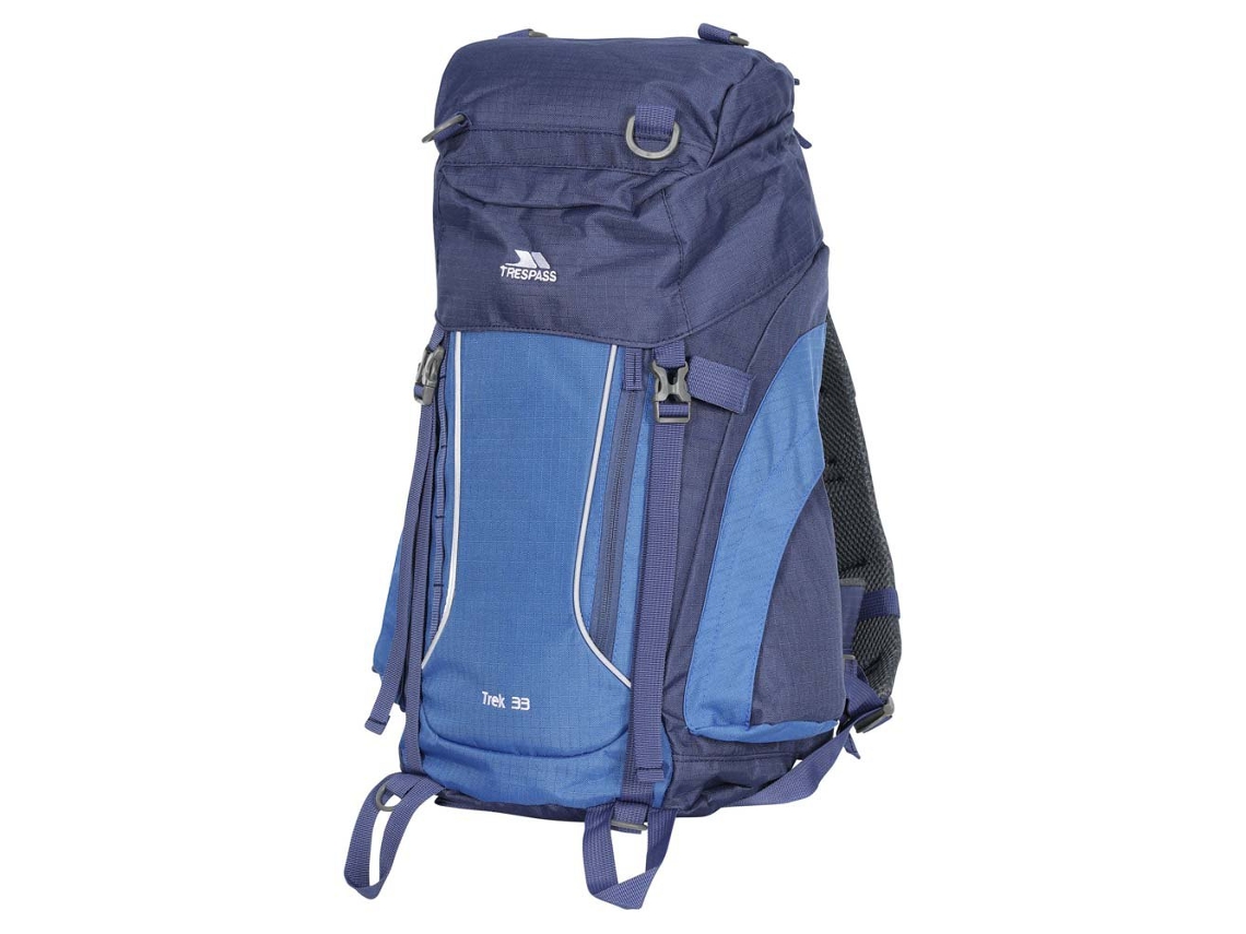 Mochila de Montanha TRESPASS Trek (31-40 L - Azul)
