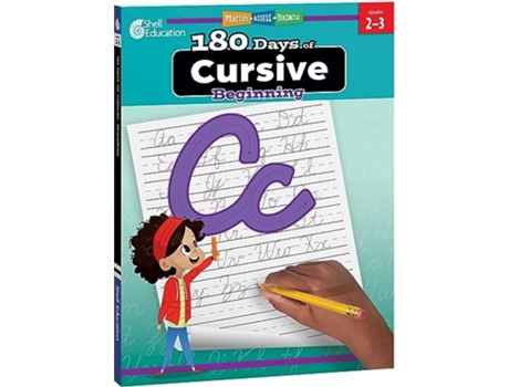 Livro 180 Days Of Cursive Beginning De Teacher Created Materials (inglês)