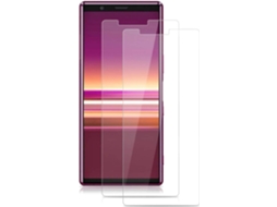 Conjunto de Películas de Ecrã para Sony Xperia 5 HONGWE. Vidro Temperado Transparente (2un)