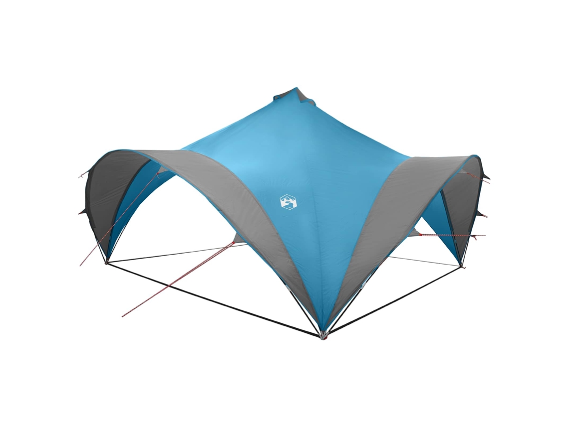 Conjunto 1.0 Tenda De Festa Vidaxl Azul Poliéster (500 X 500 X 350 Cm)