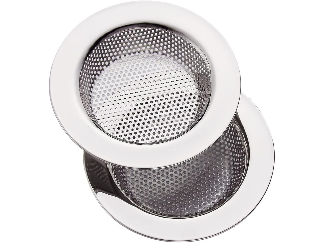 2026-filtro De Pia De Cozinha De Aço Inoxidável, Diâmetro De 4,5 Polegadas, Resistente À Corrosão, 2 Unidades