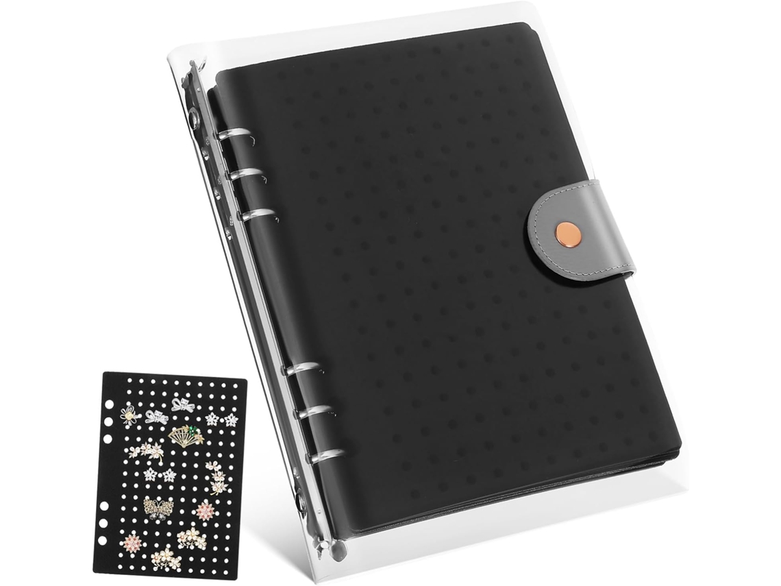 Livro De Esmalte Para Guardar Broches, Expositor De Alfinetes, Livro