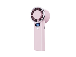 Ventilador Portátil Verde Menta: Resfriamento Portátil Com Bateria De Longa Duração Rosa
