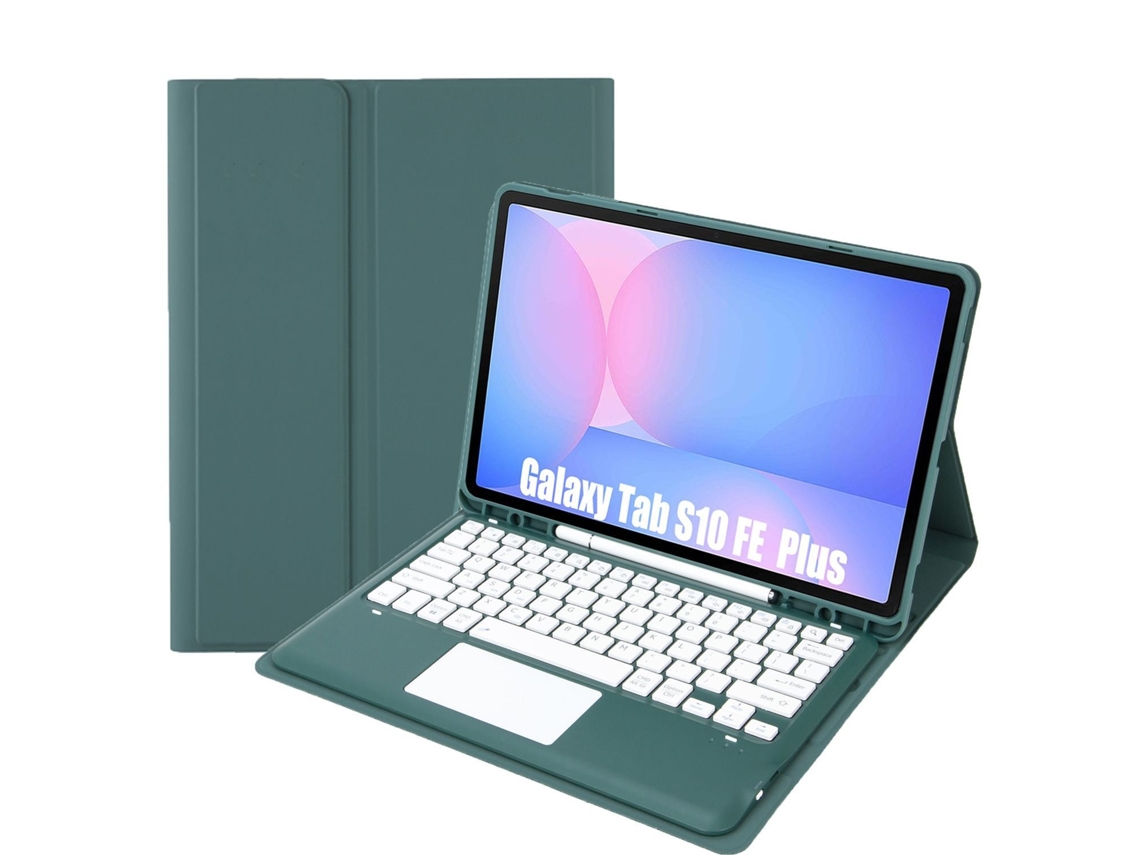 Lurelia Capa Com Teclado Bluetooth Para Samsung Tab S7fe 12.4 Com Teclado Bluetooth