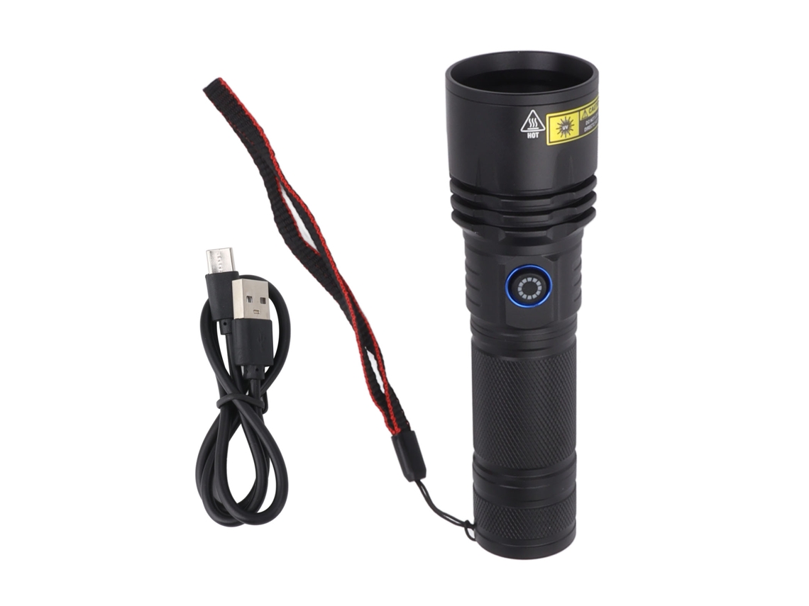 Lanterna Uv Sv50 20w 365nm Recarregável para Detecção de Documentos Falsos, Manchas, Joias | S/MARCA