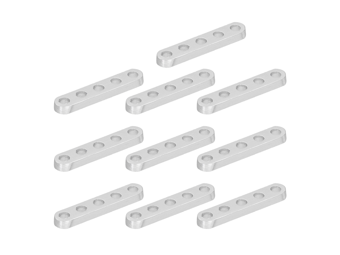 Suporte Reto De Alumínio Laxiscreed Para Ligação De Equipamentos Robóticos - Compatível Com 4x8mm