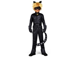 Fato e Acessórios Cat Noir Ladybug 6/8 Anos Miraculous
