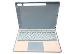 Lurelia Capa Com Teclado Bluetooth Para Samsung Tab S7 Plus 12.4 Com Teclado Touch