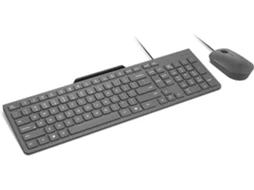 Teclado + Rato LENOVO 310 USB-A com Fios (2000 DPI - Preto)