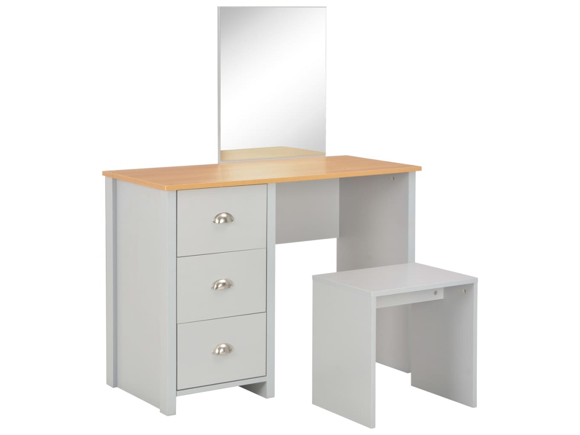 Dressing Table, Dressing Tables Vidaxl Cinzeto Madeira Processada (n/a)
