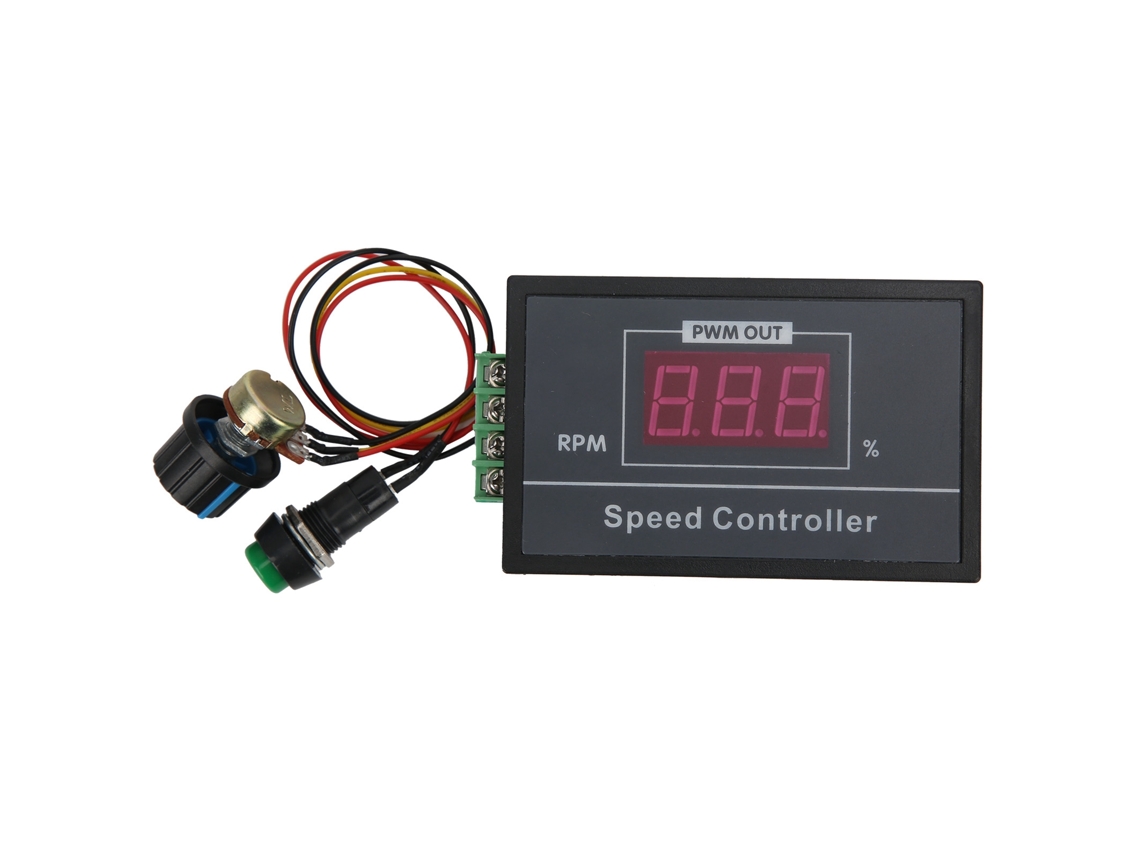 Controlador De Velocidade Pwm Para Motor Dc 6v 12v 24v 48v Regulador De Velocidade Contínuo
