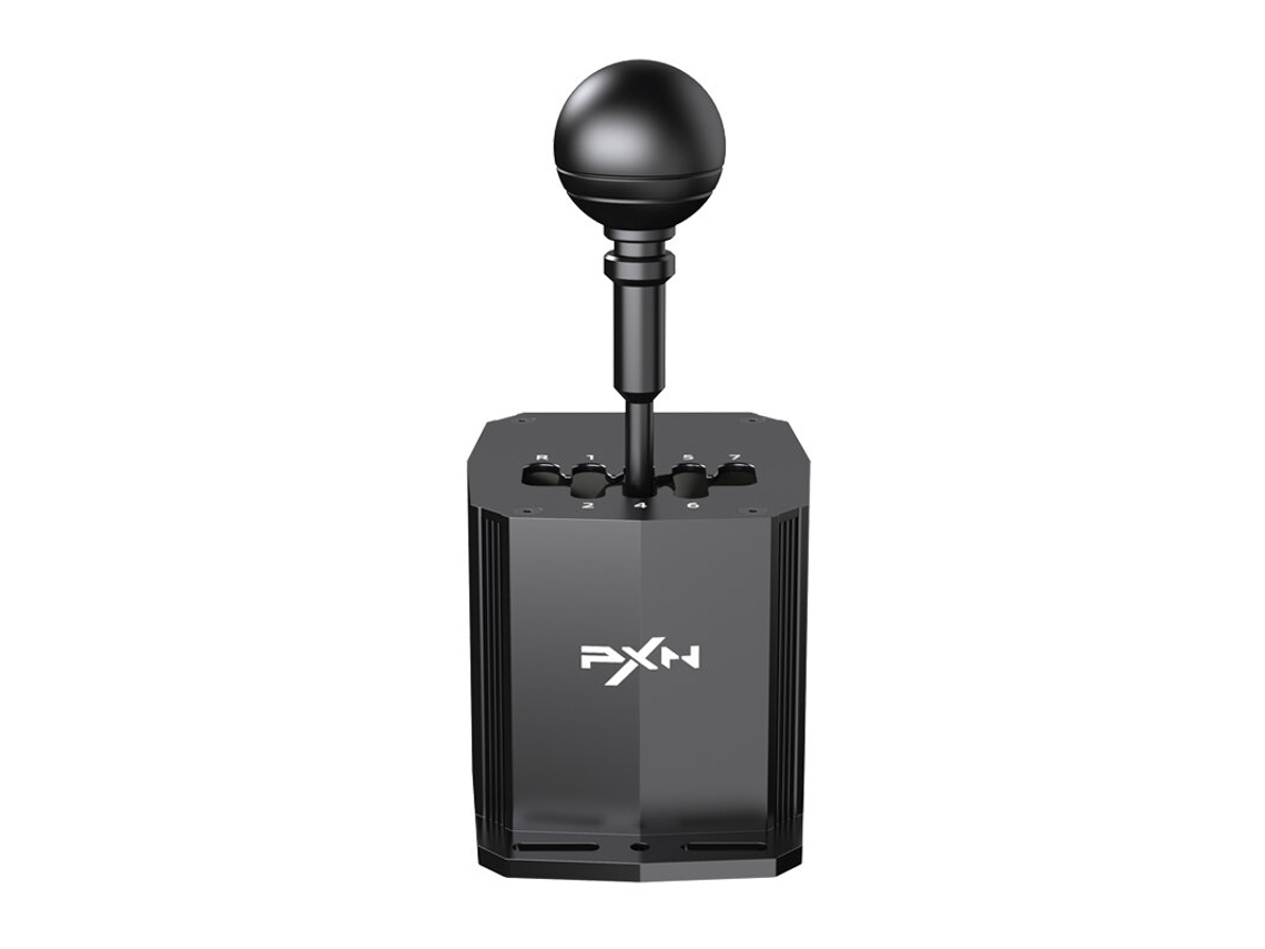 Manete De Velocidades Profissional Black-pxn Sfu Para Corridas, 7 Velocidades, Sensor De 16 Bits, Cnc Em Metal, Para Pc, Ps5 E Xbox One.