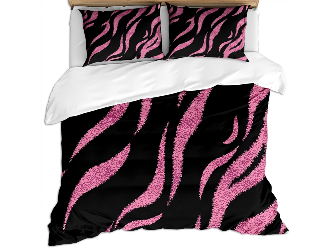 Capa de Edredom com 2 Fronhas 65x65cm em Microfibra Fronha 200x200cm,