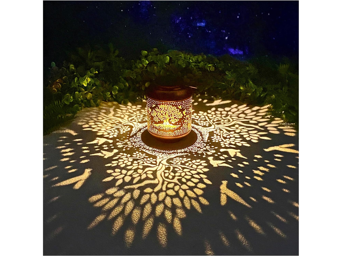 Luminária Solar Árvore Da Vida, Para Iluminação E Decoração Exterior Conforme As Características Indicadas