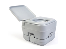 Sanita Química Portátil 10l BRIEBE Wc1194 Cinza para Adultos, Campismo, Caravana