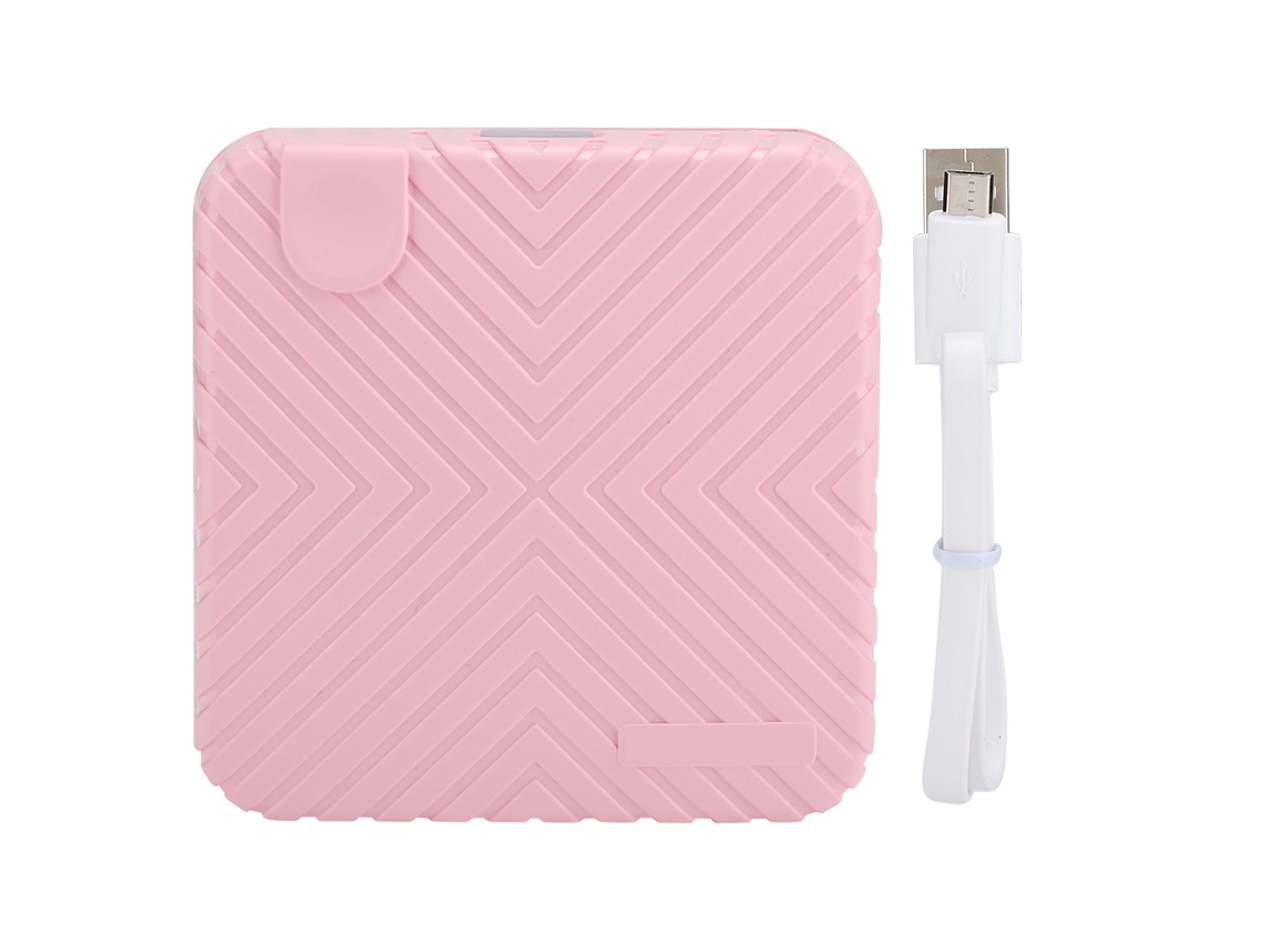 Impressora Térmica Portátil Bluetooth 58mm 203dpi Para Fotos Com Torno Manual Rosa
