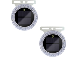 Conjunto De 2 Luzes Estroboscópicas Para Carro, Luzes De Advertência Magnéticas Solares Sem Fio, Sinal De Segurança Led