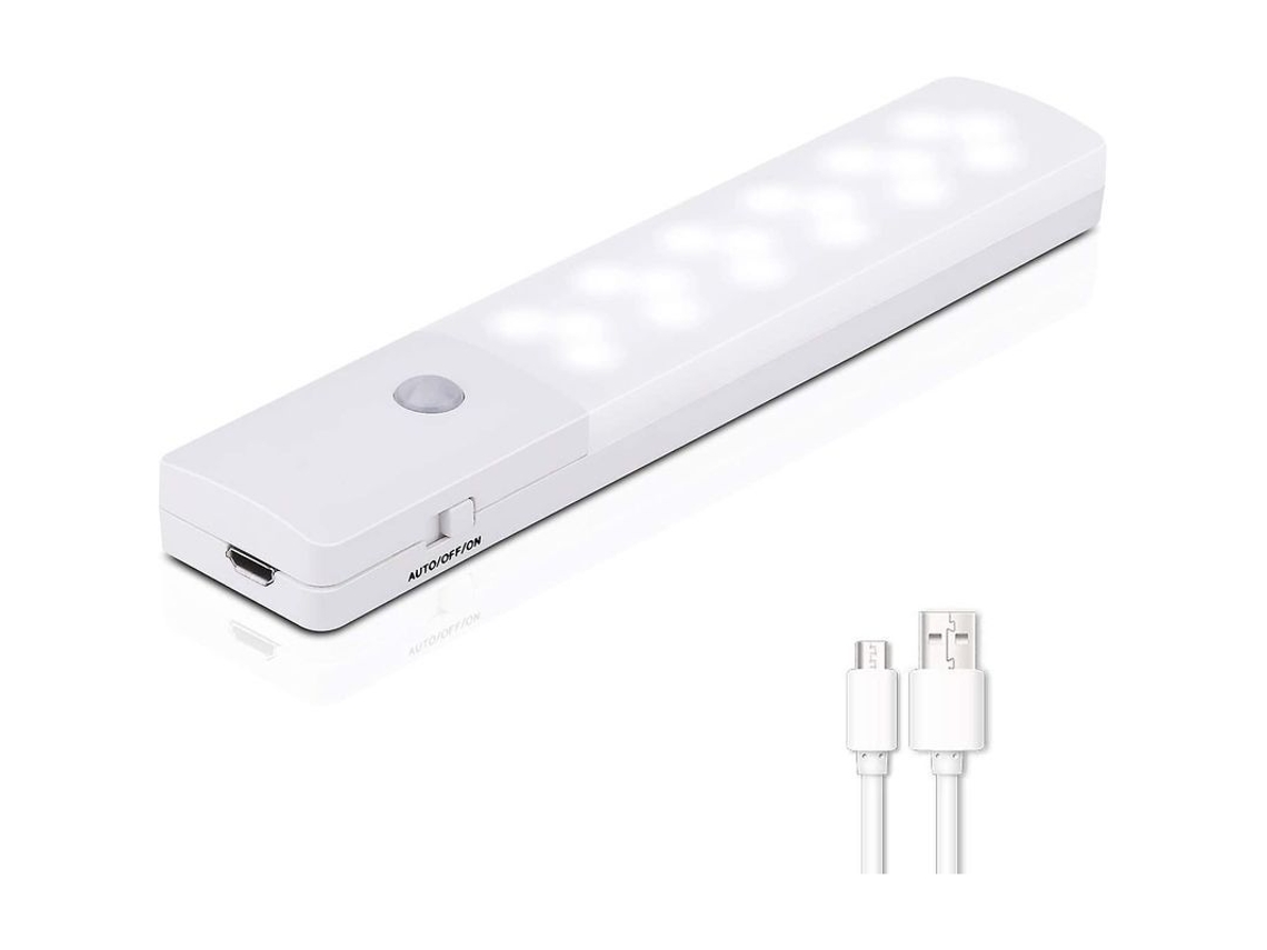 Nova Line luz Noturna Sem Fio com Detector de Movimento, 18 Leds Carregável Usb com 3 Brindes
