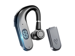 Kit Mãos-livres Empresarial Sem Fio X5 Gancho De Ouvido Único Display Digital Com Led Bluetooth 5.2*