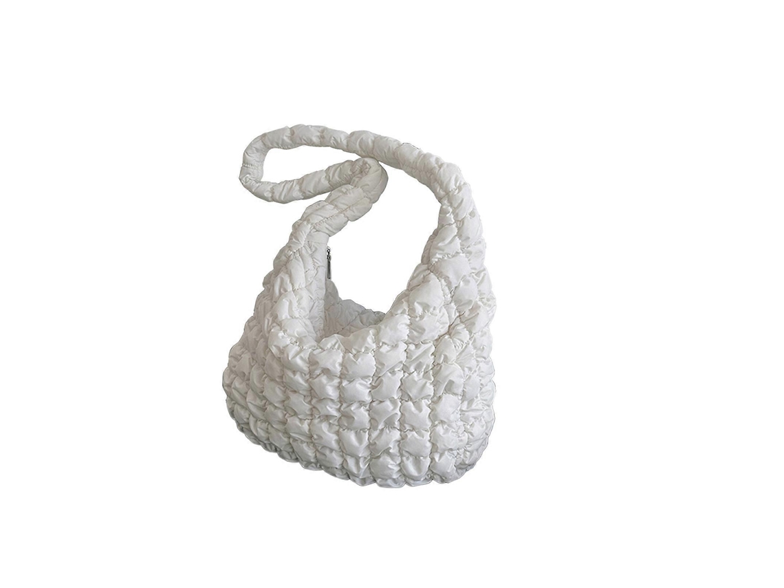 Bolsa Tote Acolchoada Feminina 2023, Puffer, Leve, Ombro AQUAFORGE