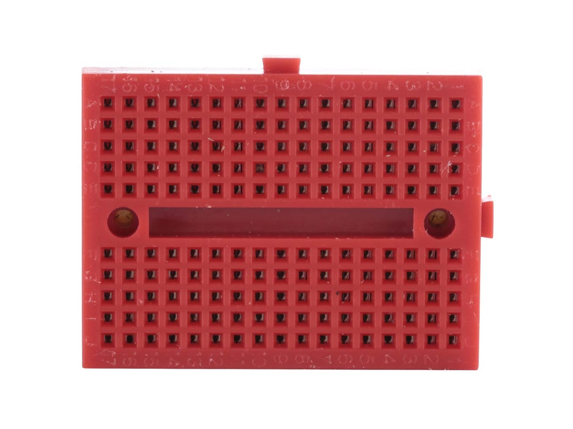Protoboard Mini Reutilizável 170 Furos Vermelho