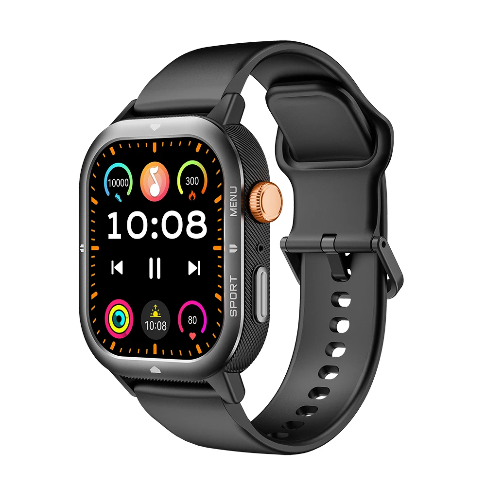 (preto) Smartwatch À Prova D'água Até 10 Metros, Adequado Para Natação, Com Tela Super Grande De 1,93 Polegadas.