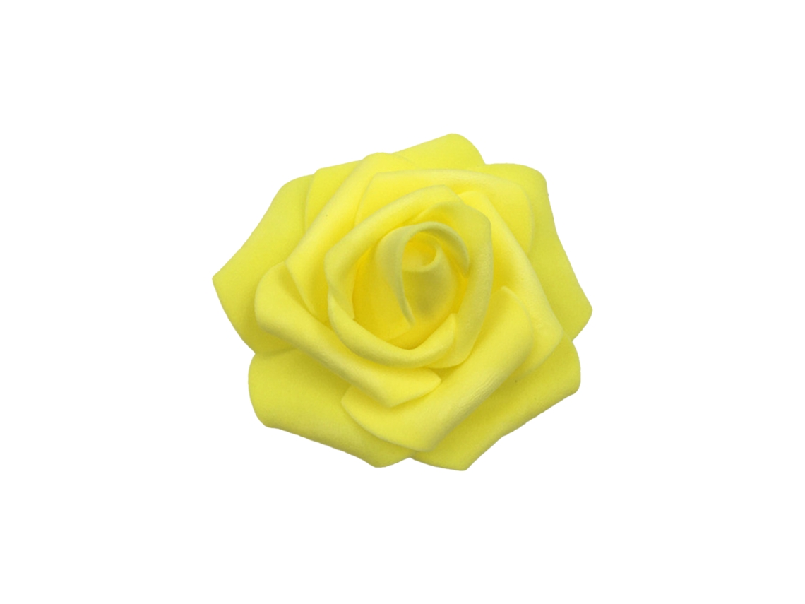 Conjunto de 10 Flores de Espuma Amarelas com Luzes LAXISCREED