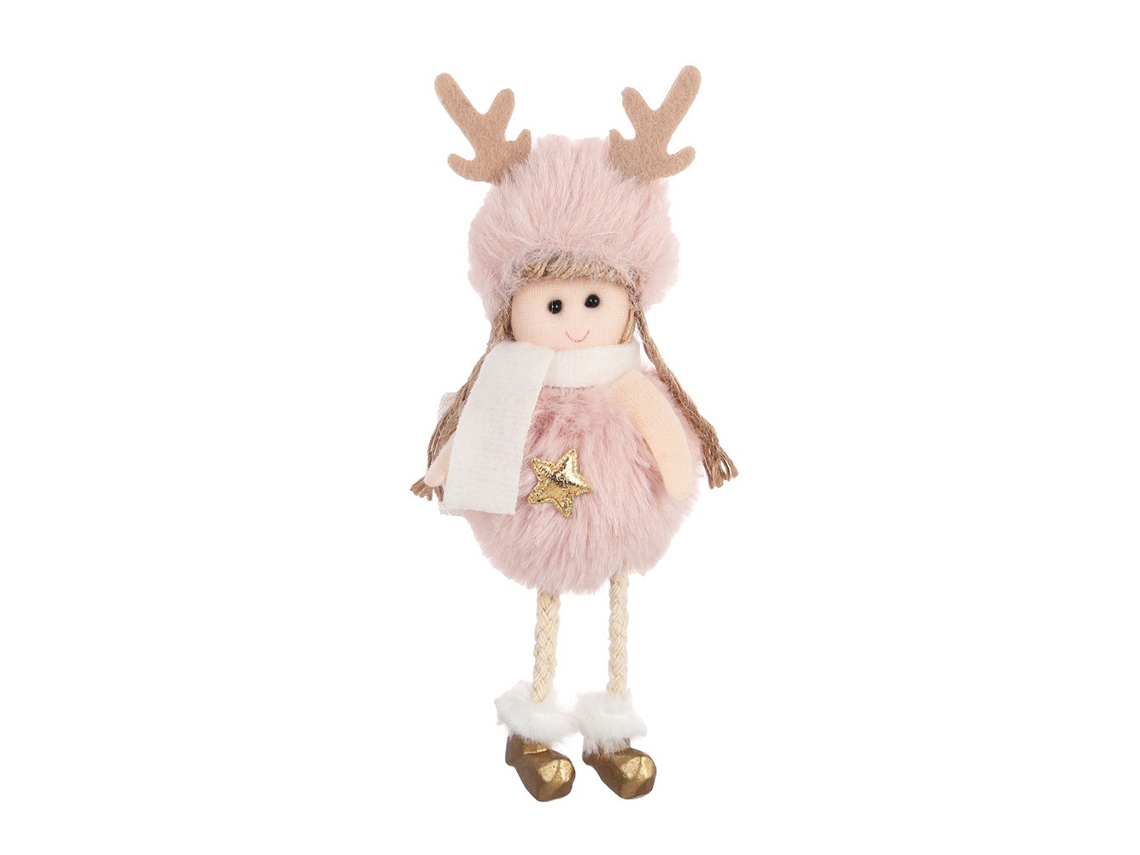 Laxiscreed Bola De Natal Com Anjo De Pelúcia, Decoração De Árvore E Presente Para Crianças