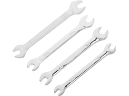 Conjunto De 4 Chaves De Boca Dupla Alongadas Pequenas, De 6 7 Mm, 8 9 Mm, 8 10 Mm E 9 11 Mm, Em Aço Gokoco